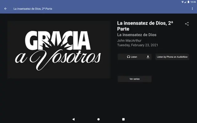 Gracia a Vosotros android App screenshot 0