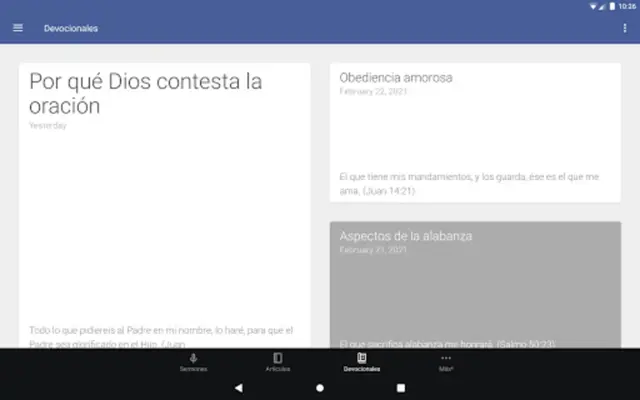 Gracia a Vosotros android App screenshot 1